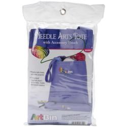 Artbin Needle Arts Tote With Accessory Pouch periwinkle