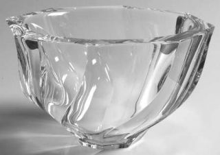 Orrefors Residence Round Bowl   Giftware Only,Swirl/Twist,Clear