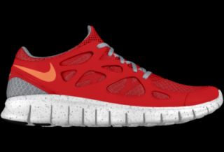 Nike Free Run 2 iD Custom (Wide) Kids Running Shoes (3.5y 6y)   Red