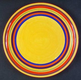 Pacific Rim Santa Fe Dinner Plate, Fine China Dinnerware   Yellow,Red,Purple Rin