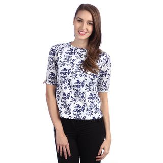 Kingdom and State Womens Fall Floral Crop Top