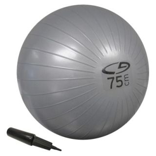 C9 Core Fitness Ball   AB   Basic   75 cm w/H. Pump   Gray