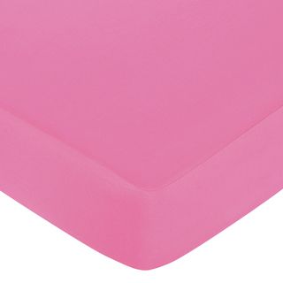 Sweet Jojo Designs Surf Solid Pink Fitted Crib Sheet (CottonCare instructions Machine washableDimensions 52 inches high x 28 inches wide x 8 inches deepThe digital images we display have the most accurate color possible. However, due to differences in c