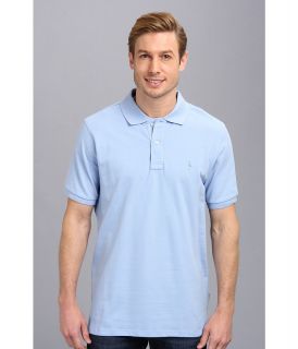 TailorByrd S/S 2 Button Polo Mens Short Sleeve Pullover (Blue)