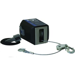 Dutton Lainson StrongArm 12V DC Electric Winch with Remote   2200 Lb. Capacity,
