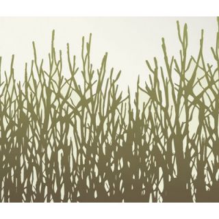 Inhabit Field Grass Stretched Wall Art in Moss FGMO Size 16 x 16