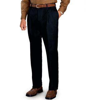 Traveler Pleated Tailored Fit Khakis with quarter top pocket JoS. A. Bank