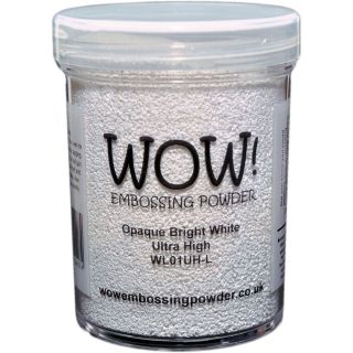 Wow  Embossing Powder Large Jar 160ml opaque Bright White Ultra High
