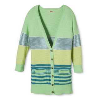 Mossimo Supply Co. Juniors Boyfriend Cardigan   Green M(7 9)