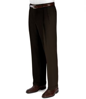 Wool/Cashmere Pleated Front Trouser Extended Sizes JoS. A. Bank