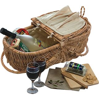 Eco Natural Wine & Cheese Basket   Willow