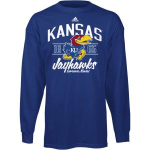 Kansas Jayhawks adidas NCAA Fullfillment Long Sleeve T Shirt