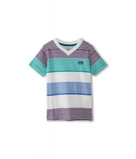 Ecko Unltd Kids Rugger Stripe S/S Tee Boys T Shirt (Blue)