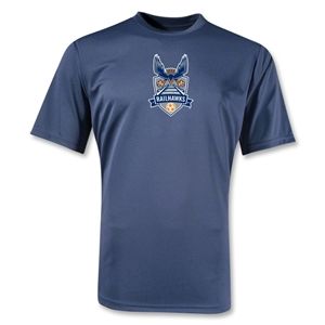 hidden Carolina Railhawks Moisture Wicking Poly T Shirt (Navy)
