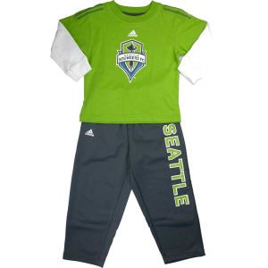 Seattle Sounders FC adidas MLS Toddler Layered Tee/Pant Set