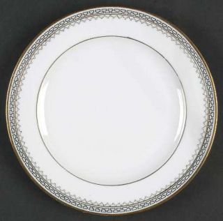 Epiag Parthenon (No Verge) Bread & Butter Plate, Fine China Dinnerware   Black G