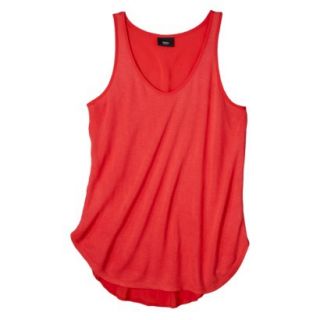 Mossimo Womens Knit Layering Tank   Red M