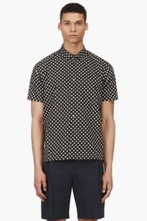 Marc By Marc Jacobs Black And White Graphic Print Shirt