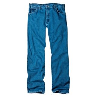 Dickies Mens Relaxed Fit Jean   Stone Washed Blue 40x34