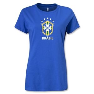 hidden Brazil Womens T Shirt (Royal)