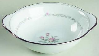 Noritake Mayfair (Platinum Trim) Lugged Cereal Bowl, Fine China Dinnerware   Pin