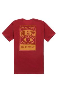 Mens Brixton Tee   Brixton Foresight T Shirt