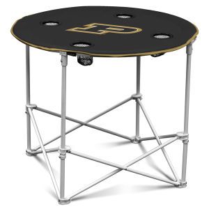 Purdue Boilermakers Logo Chair Round Folding Table