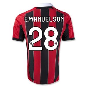 adidas AC Milan 12/13 EMANUELSON Home Soccer Jersey