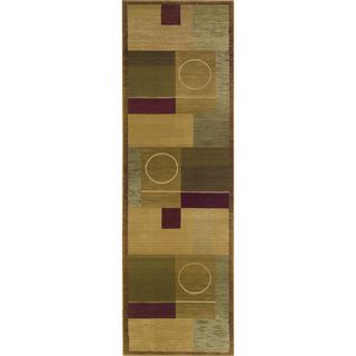 Generations Green/ Brown Rug (23 X 76)