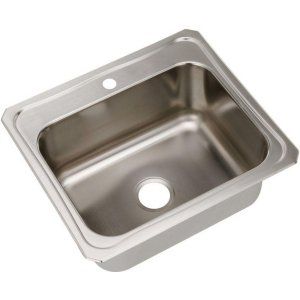 Elkay DCR2522101 Celebrity Top Mount Single Bowl Kitchen Sink, Stainless Steel 2