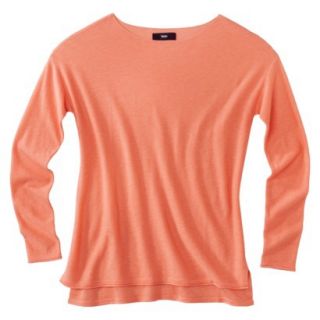 Mossimo Womens Crew Neck Pullover Sweater   Deco Peach XXL