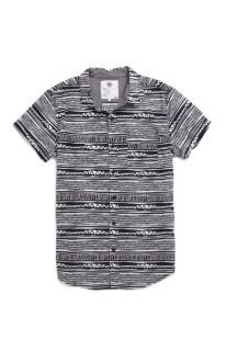 Mens On The Byas Shirts   On The Byas Mickey Short Sleeve Woven Shirt
