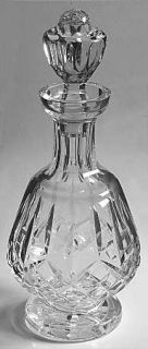 Waterford Lismore Brandy Decanter with Stopper   Vertical Cut On Bowl,Multisided