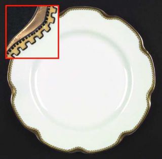Haviland Anjou Dinner Plate, Fine China Dinnerware   H&Co,Schleiger 567a,Yellow&