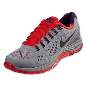Nike Lunarglide+ 4 Running Shoe (Stadium Grey/Metallic Dark Grey)