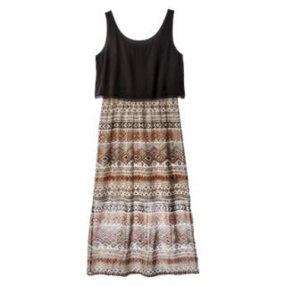 Xhilaration Juniors 2fer Midi Dress   Gray M(7 9)