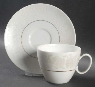 Rosenthal   Continental Alencon Flat Cup & Saucer Set, Fine China Dinnerware   W