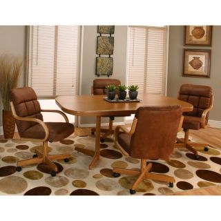 Cramco Atwood 5 Piece Oak Castered Dining Set   D8030 71 74 02 08