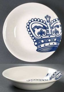 Royal Stafford Crown Coupe Cereal Bowl, Fine China Dinnerware   Dark Blue Crown