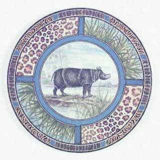 Gien Savane 12 Chop Plate/Round Platter, Fine China Dinnerware   Wild Animals &