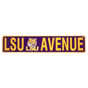 LSU Tigers Team Street Sign