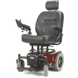 Medalist Heavy Duty Red Power Wheelchair