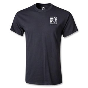 Euro 2012   FIFA Confederations Cup 2013 Small Emblem T Shirt (Black)