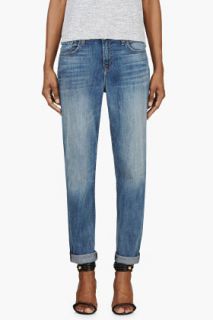 J Brand Blue Aiden Cherish Fade Boyfriend Jeans