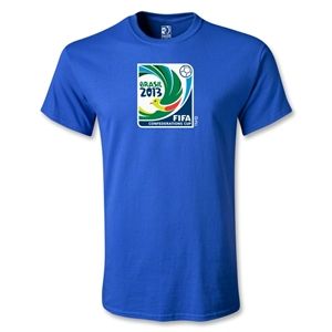 Euro 2012   FIFA Confederations Cup 2013 Emblem T Shirt (Royal)
