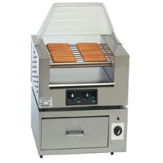 Gold Medal Roller Grill w/ 27 Hot Dog Capacity & 10 Rollers, Cook & Hold
