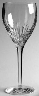 Waterford Aurora Wine Glass   Clear, Vertical Cuts, Smooth Stem