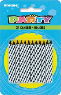Black Party Candles (24)