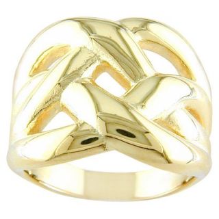 14K Gold Plated Knot Ring   8.0