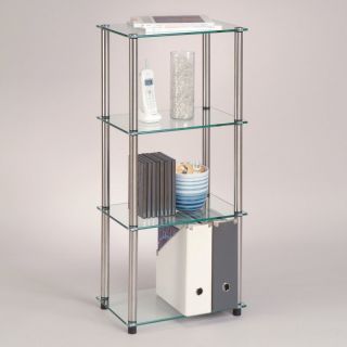 Convenience Concepts Classic Glass 4 Tier Tower Multicolor   157001